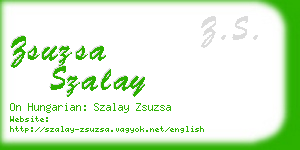 zsuzsa szalay business card